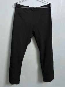 Classic Black Straight-Fit Formal Pants