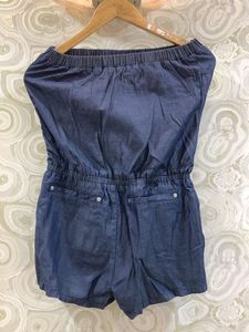 Denim Romper
