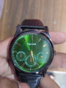 Stylish Green Face Watch