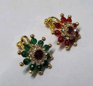Festive Floral Earrings