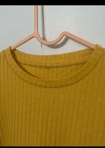 Stylish Yellow Puff Sleeve Top
