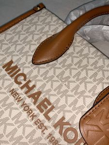 Michael Kors Laila Small Signature Logo Satchel