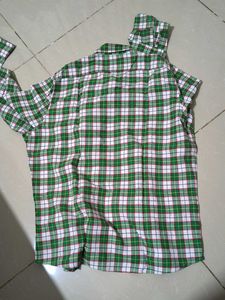 Green Plaid Shirt BRAND NEW , NOT USED
