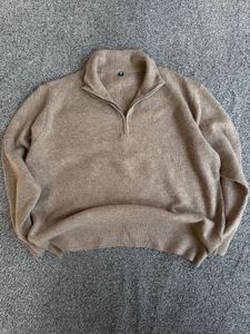 Uniqlo Quarter Zip Knit Sweater