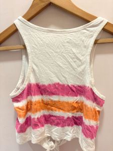 Justice Tie-Front Tank Top