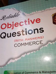 Reliable Objective question With answer commerce