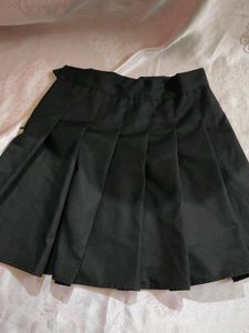 KOREAN BLACK PLATED SKIRT 🖤🐈‍⬛
