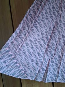 Pink Patterned Skirt