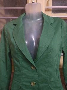 Light Green Summer Korean Blazer