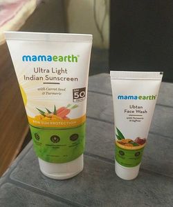 Mamaearth Ultra Light Indian Sunscreen &amp; Face Wash