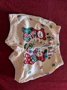 cute Bear Print 5 Shorts