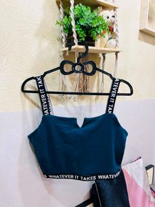 Women Shorts Skirt And Crop Top