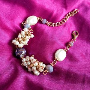 Pearl &amp; Crystal Bracelet