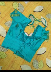 Sea Green Stitched Blouse