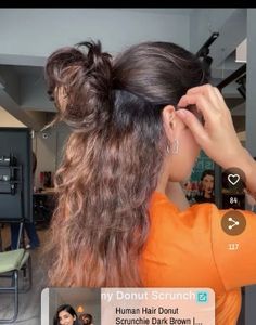 Nish Brand Real Hair Bun (brand New With Box)