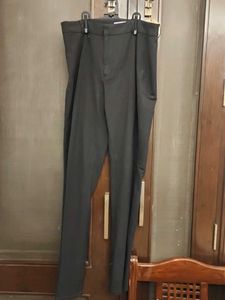 Black Straight Leg Trousers