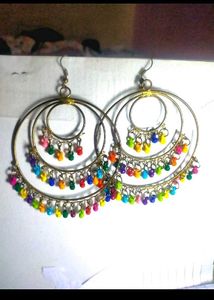 Stylish Silver Bangles (2 Designs)+Matching Jhumke