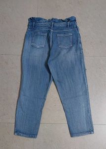 SASSAFRAS High Waist Blue Jeans