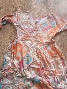 Abstract Print Dress