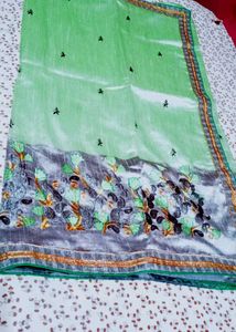Elegant Embroidered Saree