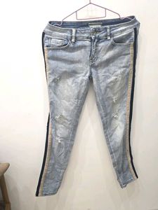 Side Stripe Denim Jeans