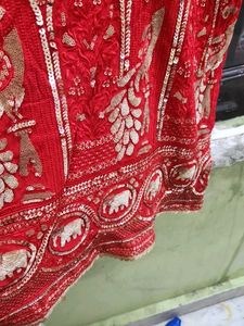 Red Embellished Top