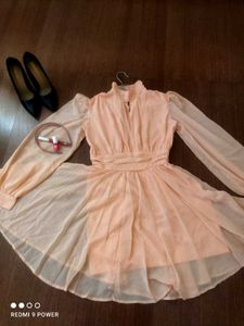Ewa Young Peach Mini Dress