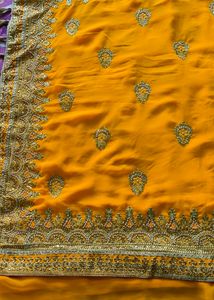 Heavy Yellow Saree