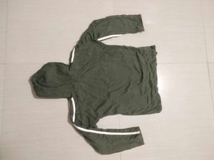 Tommy Jeans Olive Green Hoodie