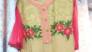 Elegant Embroidered Anarkali Dress