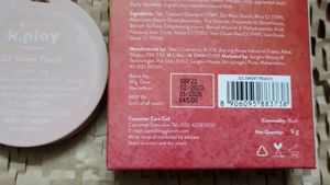 Combo Of Myglamm Blush And Highlighter: MyGlamm K.Play Flavoured Blush - Sweet Peach : MyGlamm K.Play Flavoured Highlighter - Ripe Melon + Myglamm Super Serum Foundation Shade 103W Creme