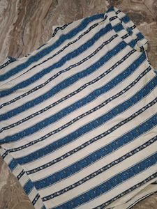 Striped V-Neck Blouse
