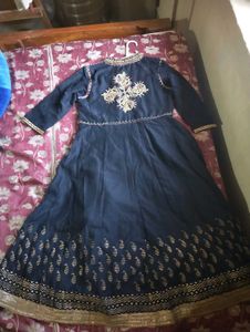 Rain &amp; Rainbow Women Black Kurta Set