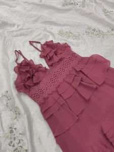 Romantic Ruffled Maxi Dress