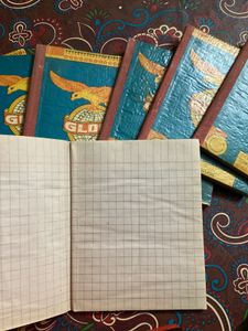 Vintage Globe Notebooks Set Of 5