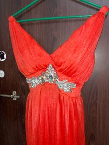 Elegant Orange Dress
