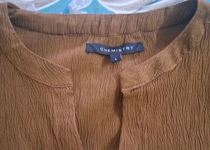 Chemistry Brown Blouse