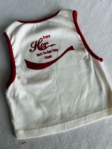 Red white Coca Cola Top - NWT