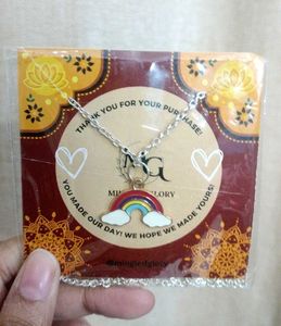 New Rainbow Charm Necklace