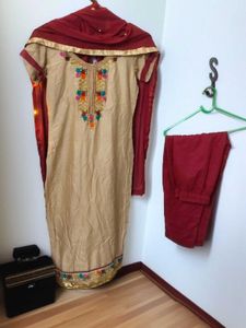 Kurta Plazzo Dupatta Set (3 Pc )
