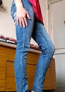Skinny Blue Jeans