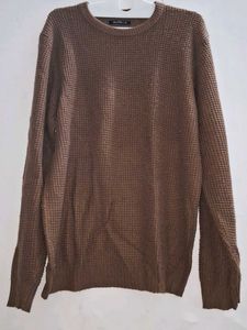 Brown Knit Sweater
