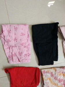 Pure Cotton Leggings Combo For 7-8 Years