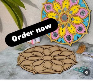 Floral Wooden Wall Decor