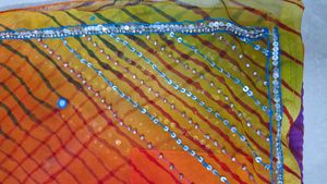 Lehariya Saree (Multi color)