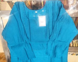 Discount On Teal Embroidered Kurti