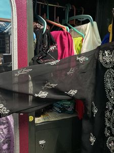 Black Embroidered Kurta
