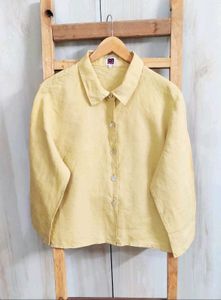 Yellow Button-Down Shirt size-42-44