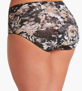 Jockey No Panty Line Floral High-Waisted Briefs