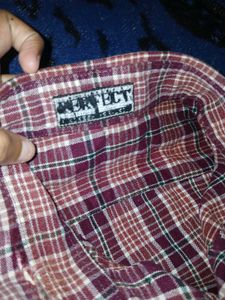 Men Check Shirt, Fit L/ Xl